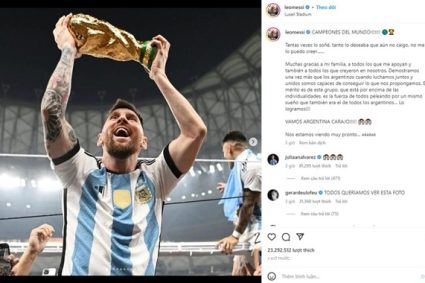 Tâm thư của Messi tạo cơn sốt trên mạng xã hội