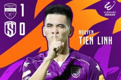 Tiến Linh nổ súng, Bình Dương đánh bại SLNA trên sân nhà