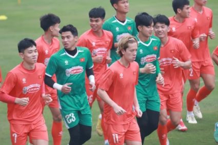 U23 Việt Nam hội quân, HLV Kim lần đầu trực tiếp chỉ đạo